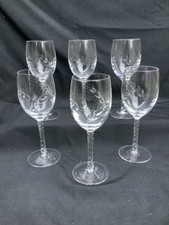 6 Verres à Vin Blanc Cristal