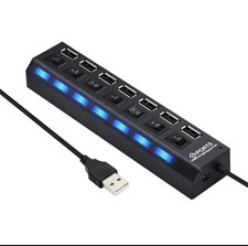 Hub USB 7 ports multiprises