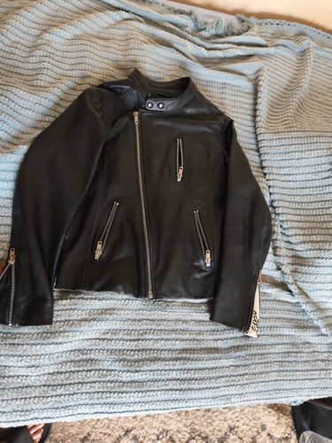 Blouson cuir homme - cuir,