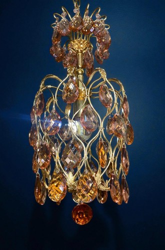 Ancien lustre cristal - lustre,