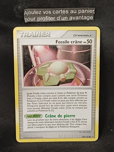 Carte pokémon fossile - pokémon, crâne