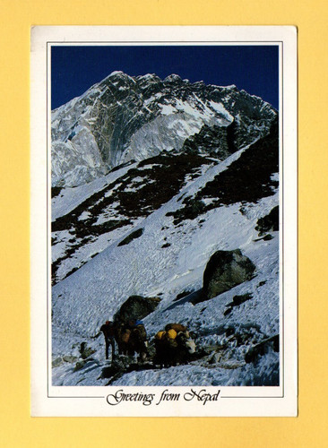 Népal mont nuptse - népal, et