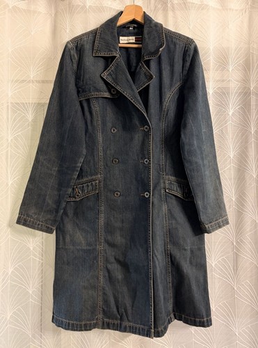 Veste longue jean i - longue, en