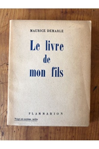 Livre mon fils maurice - livre,