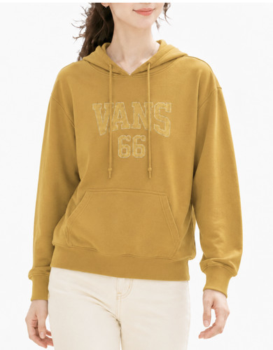 Vans women hoodie - vans, mustard