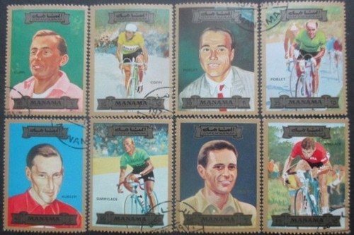 Manama timbres coureurs - 8,