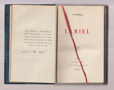 Stendhal  Lamiel  Le Divan 1928   1/2 reliure à coins N° 810/2100  Très Bel Etat