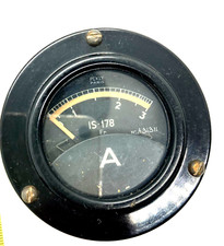 Objet ancien aviation avions ampèremètre PEKLY PARIS ww2 Object old aircraft