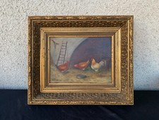 Tableau de poules dans un