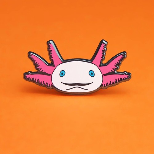 Pin émaillé axolotl - pin's, d'axolotl