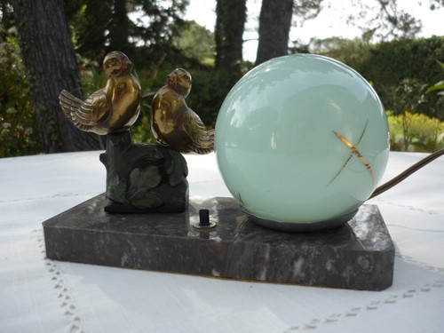 Lampe veilleuse art déco - lampe,
