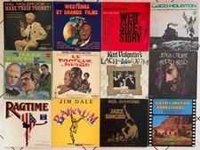 LOT 12 DISQUES 33T - LP SPECIAL MUSIQUE DE FILM - MOVIE SOUNDTRACK