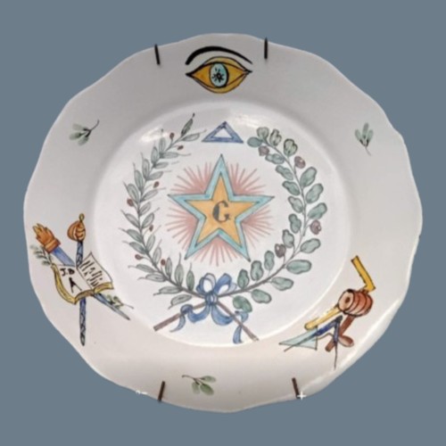Assiette ancienne - , de