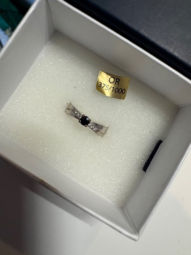 Bague blanc saphir - bague, or