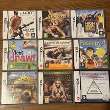 Lot de 9 jeux Nintendo DS Complets FR PAL Testés Éducatifs
