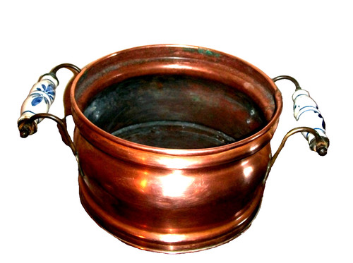Ancienne jardiniere cuivre - ancienne,