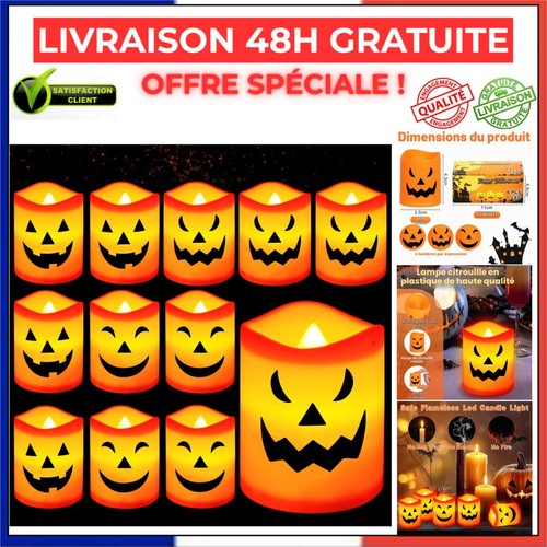 Bougies led halloween - led,