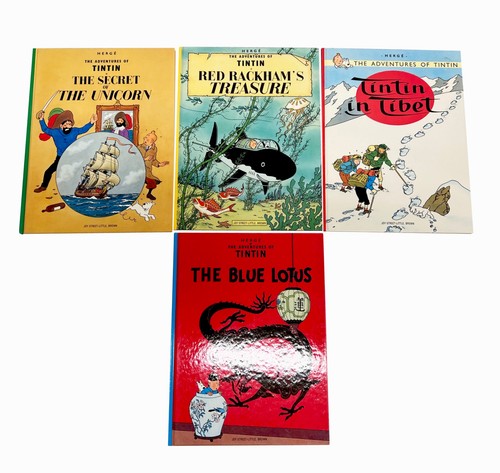 Tintin very rare american - tintin, 4x