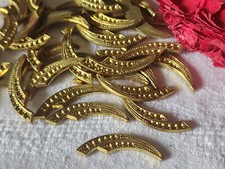 Lot 10 Antique Rhinestone Metal Ornament Jewelry Creation Circa 1950 Lot No.1