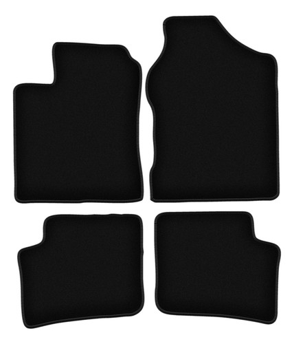 Tapis sol velours noir - de,