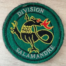 PATCH PATCH DIVISION SALAMANDER OPEX French Army 7 cm diameter