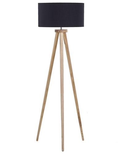 Lampadaire e27 max 40w - max, bois