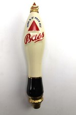 Bass & Co Pale Ale Porcelain Black Gold Beer Tap Handle