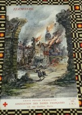 CPA BELGIQUE - TERMONDE - Croix Rouge Française - Association des Dames Français