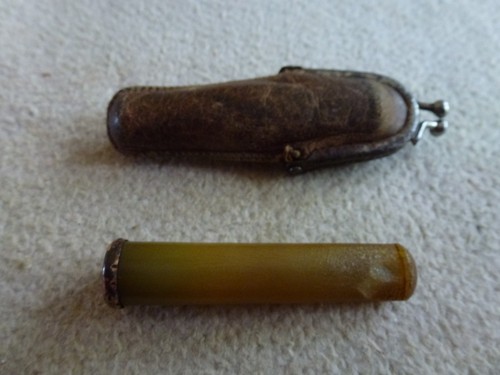 Ancien fume cigarette corne - ancien,