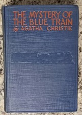Mystery of the Blue Train (Hercule Poirot) - Agatha Christie, 1st Ed., HC 1928