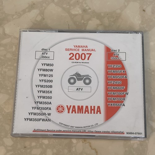 Manuel atelier yamaha atv - d'atelier,