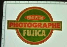 Vintage 70s Fujifilm Photographer Fujica Sticker Stickers 