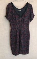 Robe tunique noire et rouge bas doublé T36 Chattawak (2208146) 