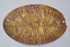 Cart plate - SAINT JEAN DES BOIS (Orne) Victor JOUVIN grower