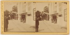 FRANCE Universal Exhibition of Paris 1900 Vintage Stereo Photo Treadmill 