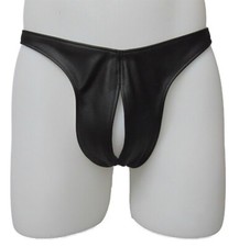 2XL Homme Cuir String Tanga