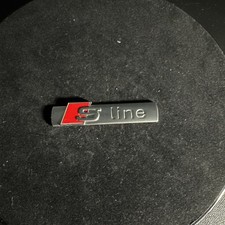 2009-2016 AUDI A3 A4 A5 A6 A7 Q3 Q5 Q7 TT S-LINE SLINE EMBLEM BADGE OEM 2011