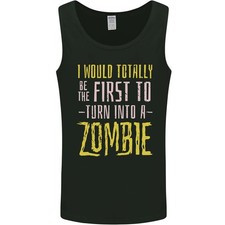 Zombie Apocalypse Drôle Halloween Citation Hommes Débardeur