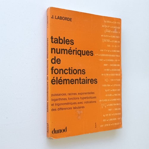 Tables numériques - , de