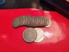 lot de 17 pièces de 10F et 20F Turin Argent