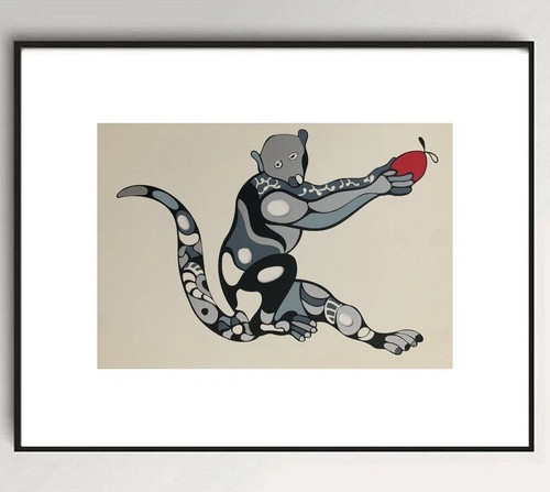 Antique silkscreen print - , by