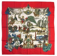 Hermès Carré 90 “Le Fil de la Soie” – 100% Soie – Rare –