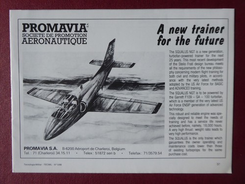 1986 pub promavia gosselies - promavia,