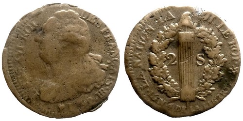 Louis xvi sols - 2,
