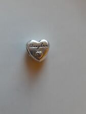 Genuine PANDORA 925 Ale Cz Daughter Heart Bracelet Pendant Bead
