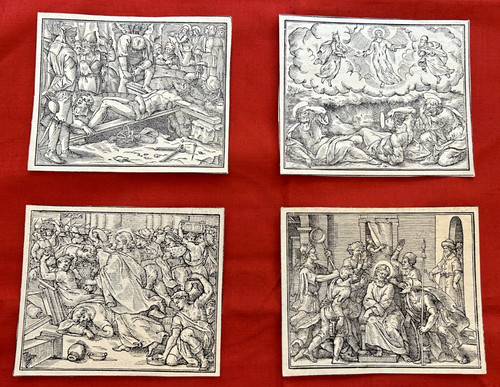 Quatre gravures anciennes - gravures,