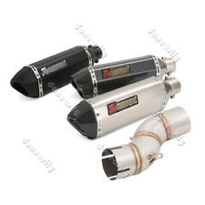 For Suzuki SFV650 Gladius 650 2009-2016 Exhaust System Mid Pipe Muffler Silencer