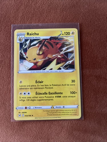 Carte pokemon raichu 053 196 - pokemon,