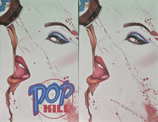 NYCC 2025 EXCLUSIVE POP KILL #1 TRADE/VIRGIN SET COVER BY JENNY FRISON COA NM