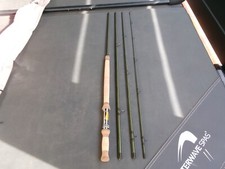 CANNE à MOUCHE 11,6 Pieds Carbone semi parabolique.